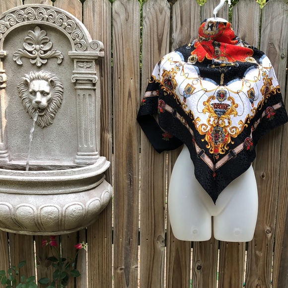 VTG Glamour Oversized Square Scarf - Picture 2 of 9